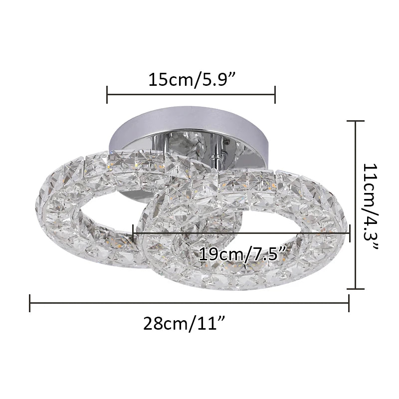 VETRULUS Modern Luxury Crystal Ceiling Lamp Chandelier Dining Living Room LED Indoor Lighting Fixture Home Decor Bedroom Fixture