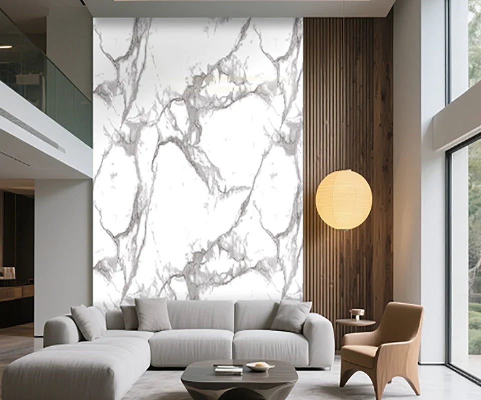 Marble stickers self-adhesive PVC waterproof wall stickers bedroom living room TV background wall decoration wallpaper