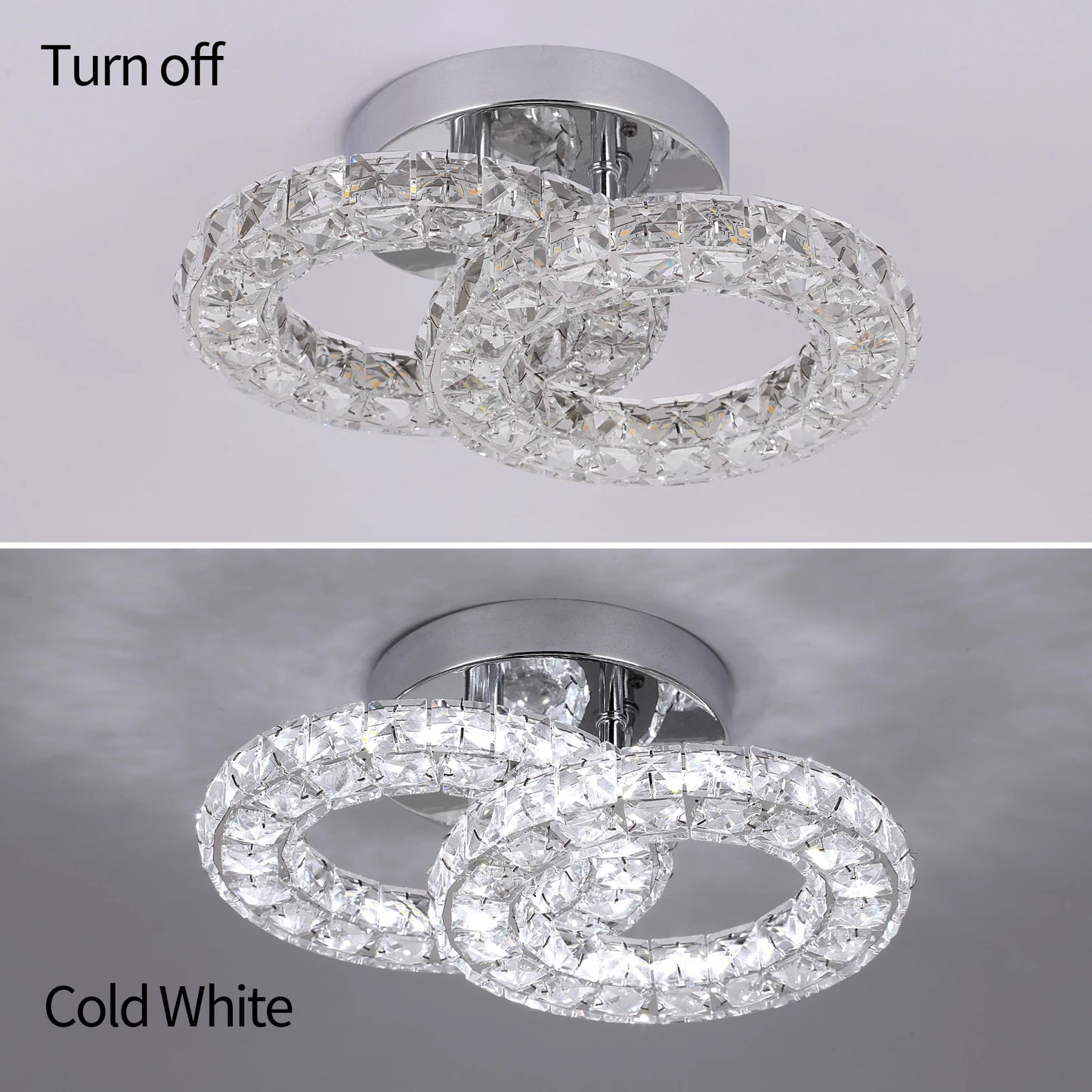 VETRULUS Modern Luxury Crystal Ceiling Lamp Chandelier Dining Living Room LED Indoor Lighting Fixture Home Decor Bedroom Fixture