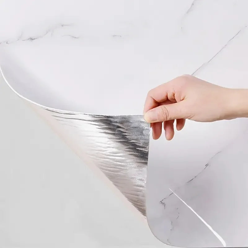 Marble stickers self-adhesive PVC waterproof wall stickers bedroom living room TV background wall decoration wallpaper