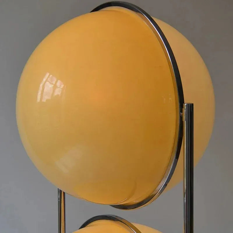 Nordic LED Garrault Delord Floor Lamp Chrome Metal White Acrylic Ball Floor Light Living Room Hotel Room Sofa Decoration Lamp