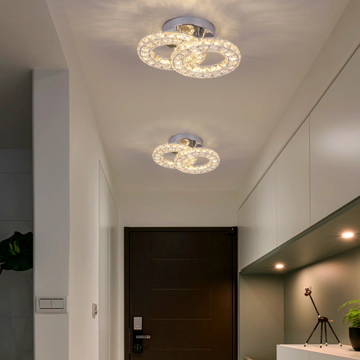 VETRULUS Modern Luxury Crystal Ceiling Lamp Chandelier Dining Living Room LED Indoor Lighting Fixture Home Decor Bedroom Fixture